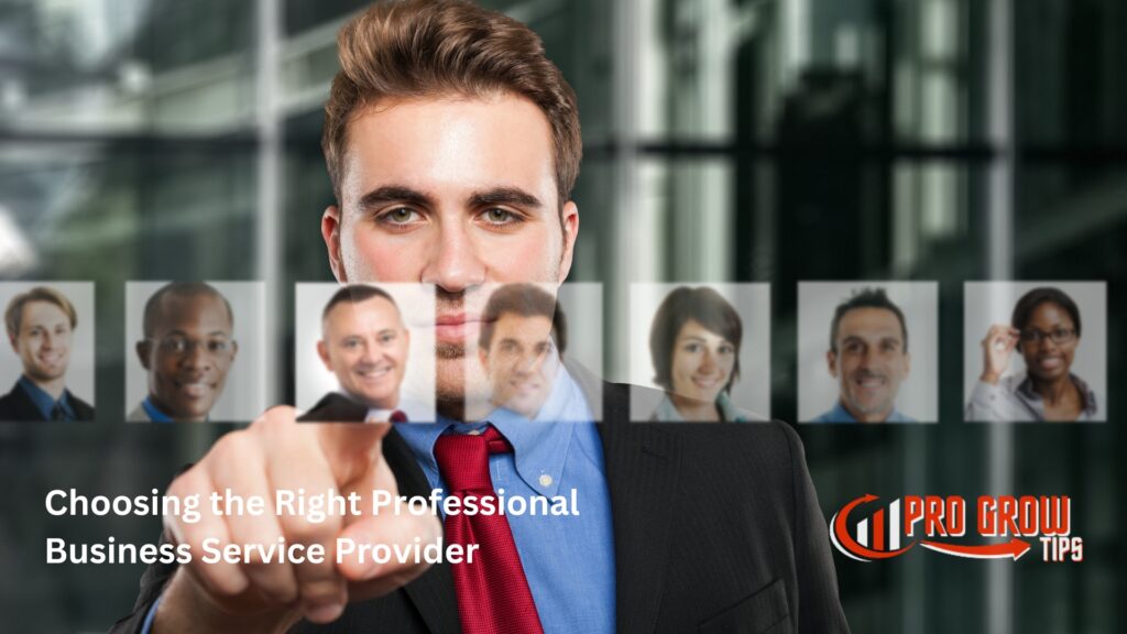 Right Professional Business Service Provider